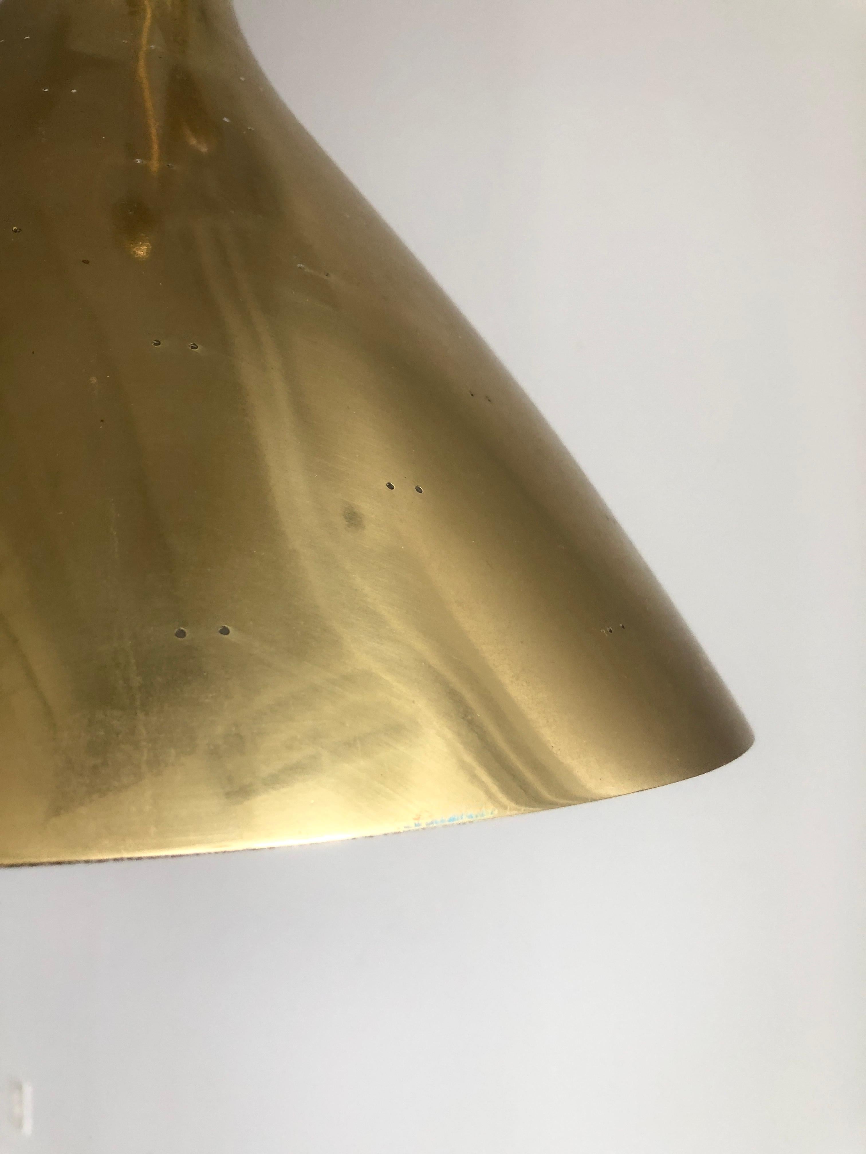 Brass Pendant by Paavo Tynell In Good Condition For Sale In Long Island City, NY