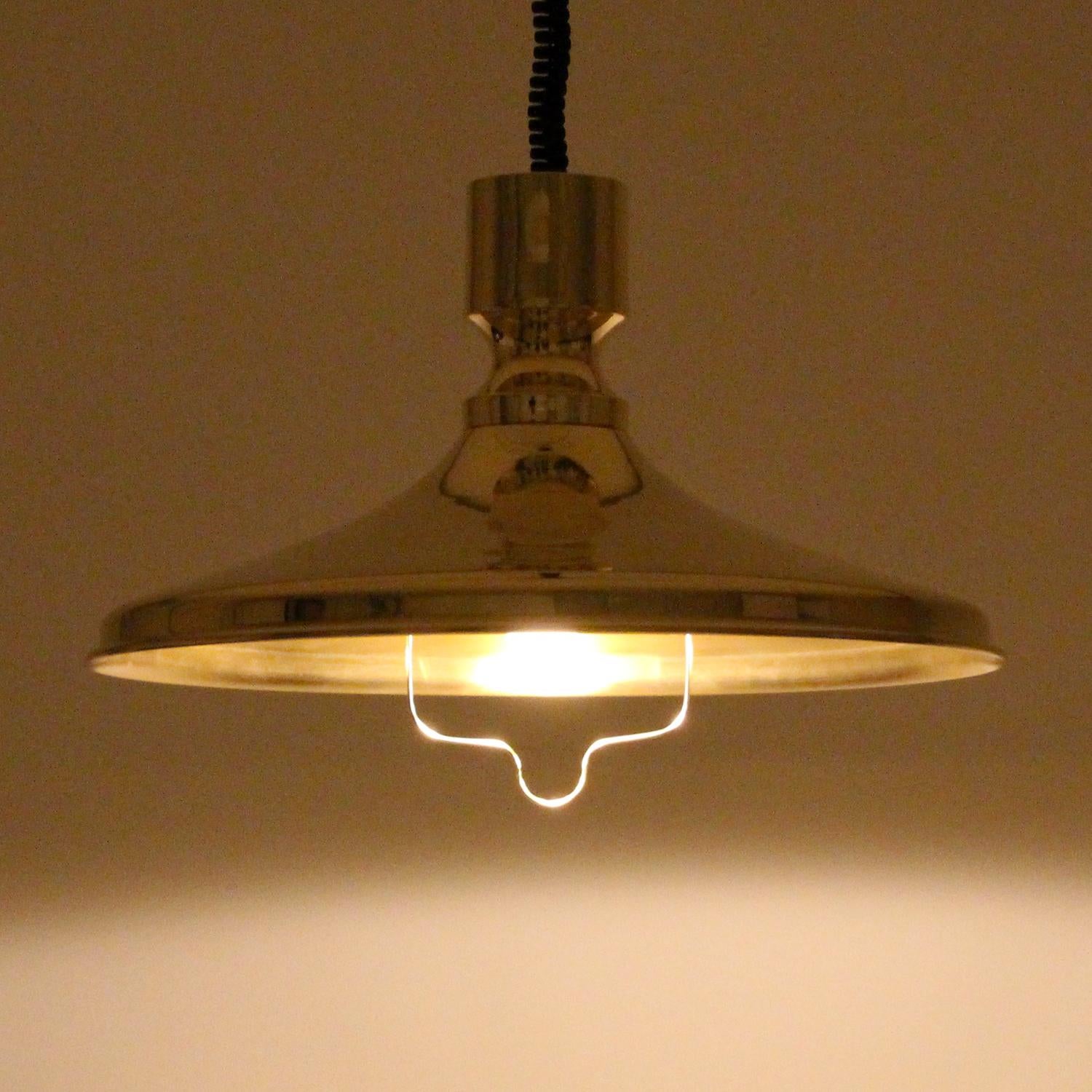 Danish Brass Pendant by Sidse Werner, for Holmegaard in the 1970s For Sale