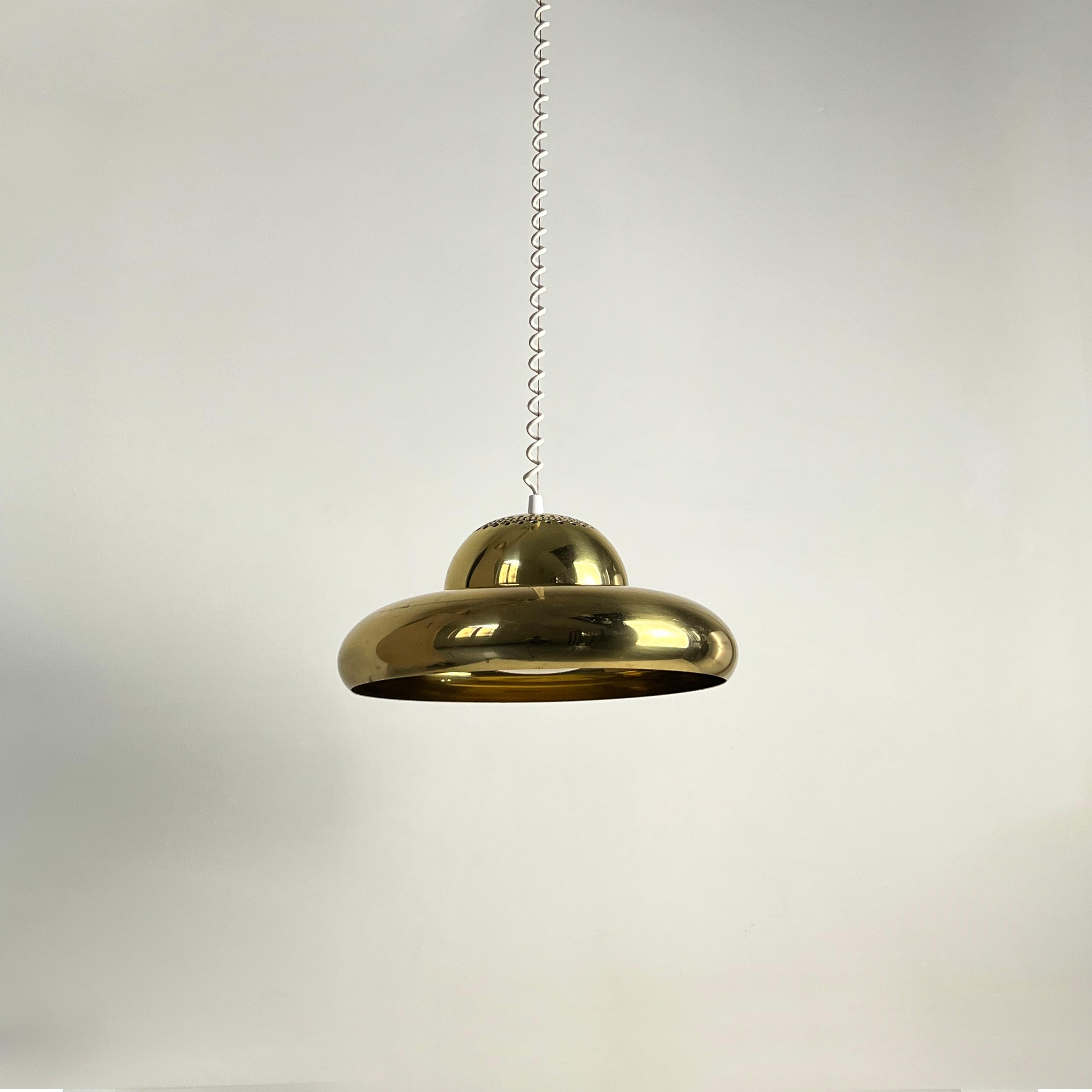 Brass Pendant Fior Di Loto by Afra and Tobia Scarpa for Flos, 1960s For Sale 6