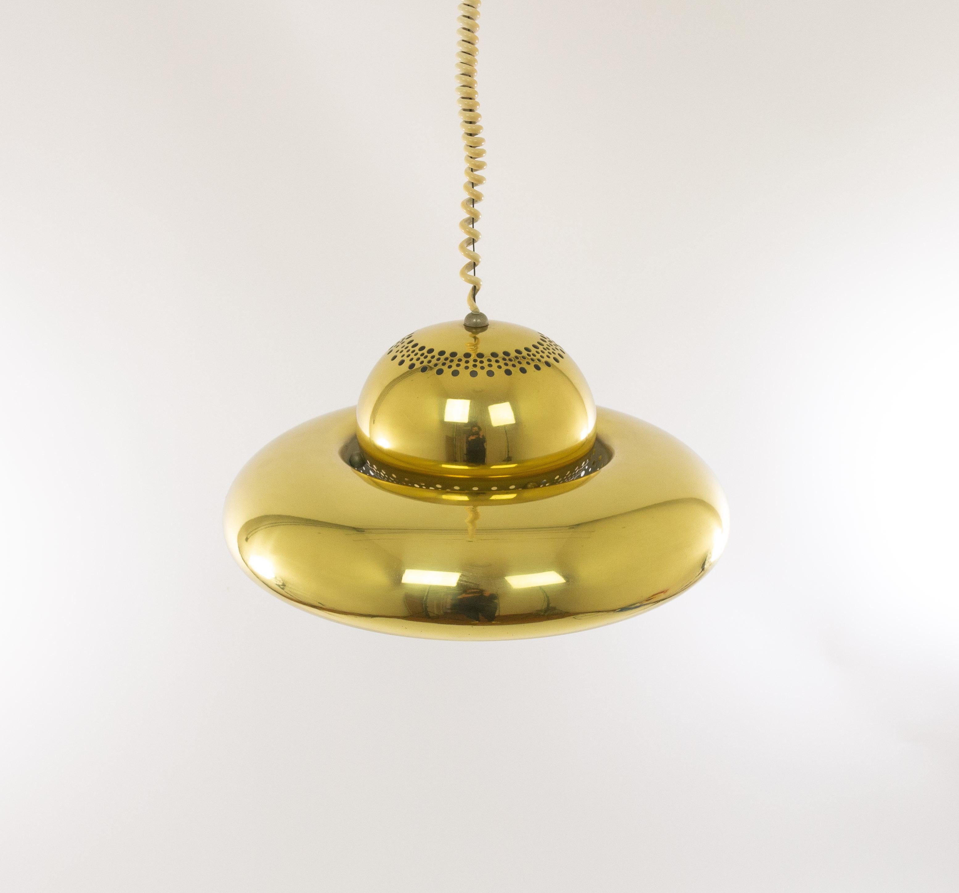 Brass Pendant Fior Di Loto by Afra and Tobia Scarpa for Flos, 1960s 1