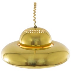 Brass Pendant Fior Di Loto by Afra and Tobia Scarpa for Flos, 1960s Brass Pendant Fior Di Loto by Afra and Tobia Scarpa for Flos, 1960s