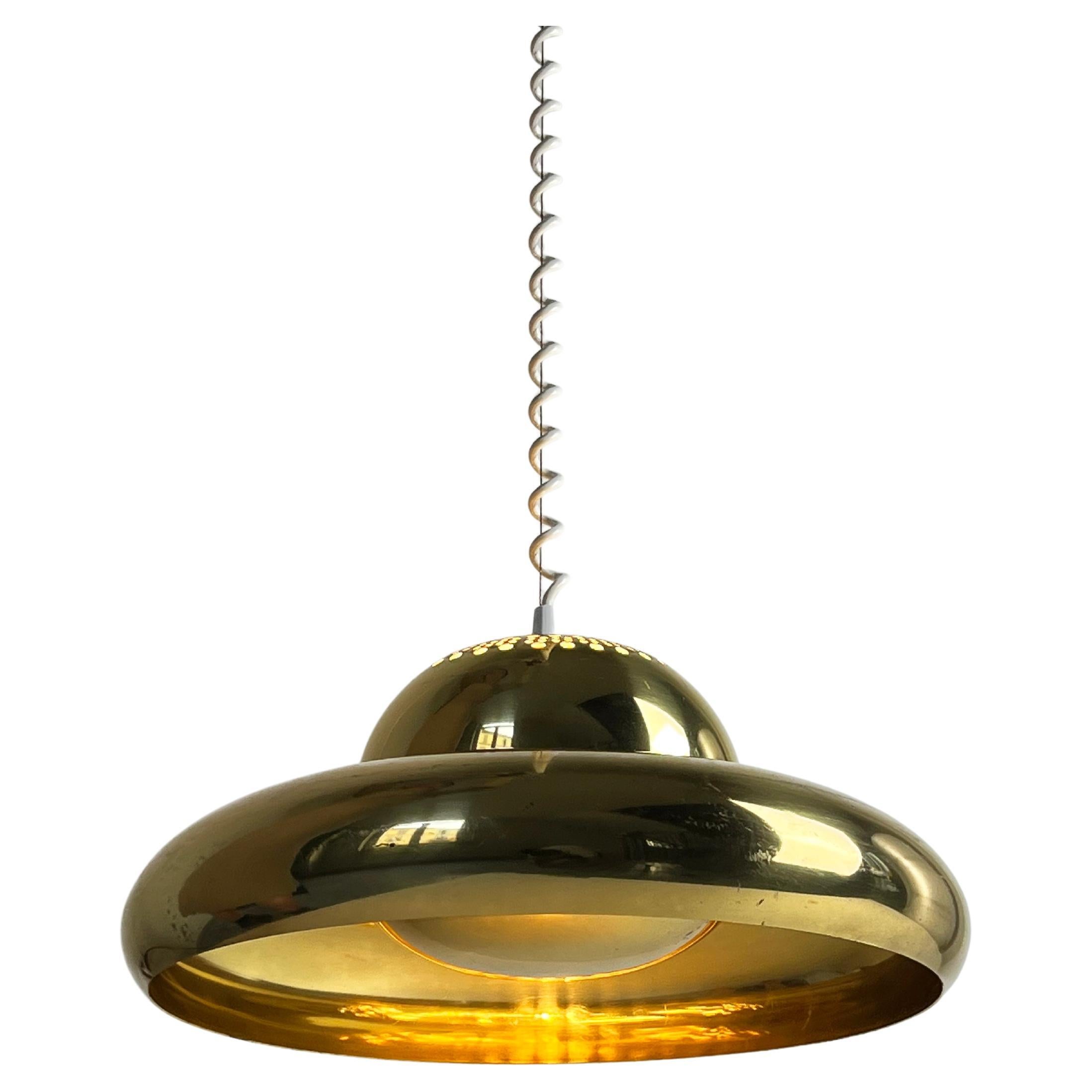 Brass Pendant Fior Di Loto by Afra and Tobia Scarpa for Flos, 1960s For Sale