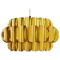 Brass Pendant Lamp Attributed to Hans-Agne Jakobsson