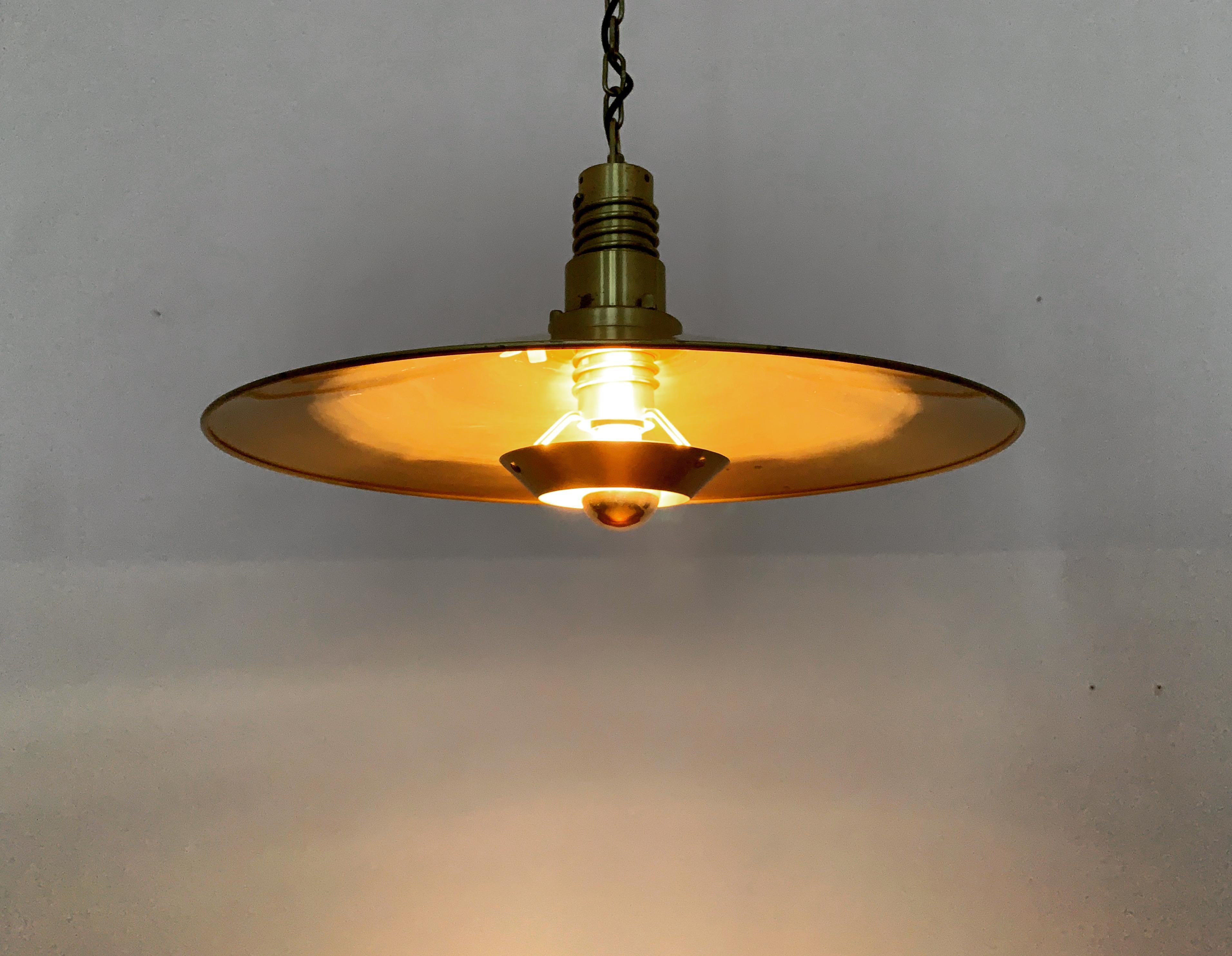 Brass Pendant Lamp by Fog and Mørup For Sale 4