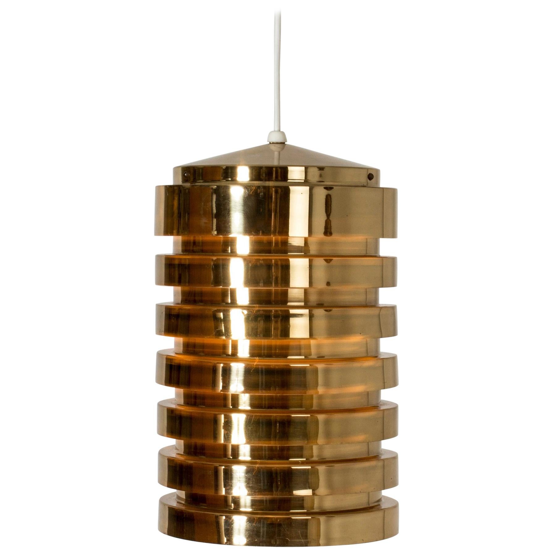 Brass Pendant Lamp by Hans-Agne Jakobsson