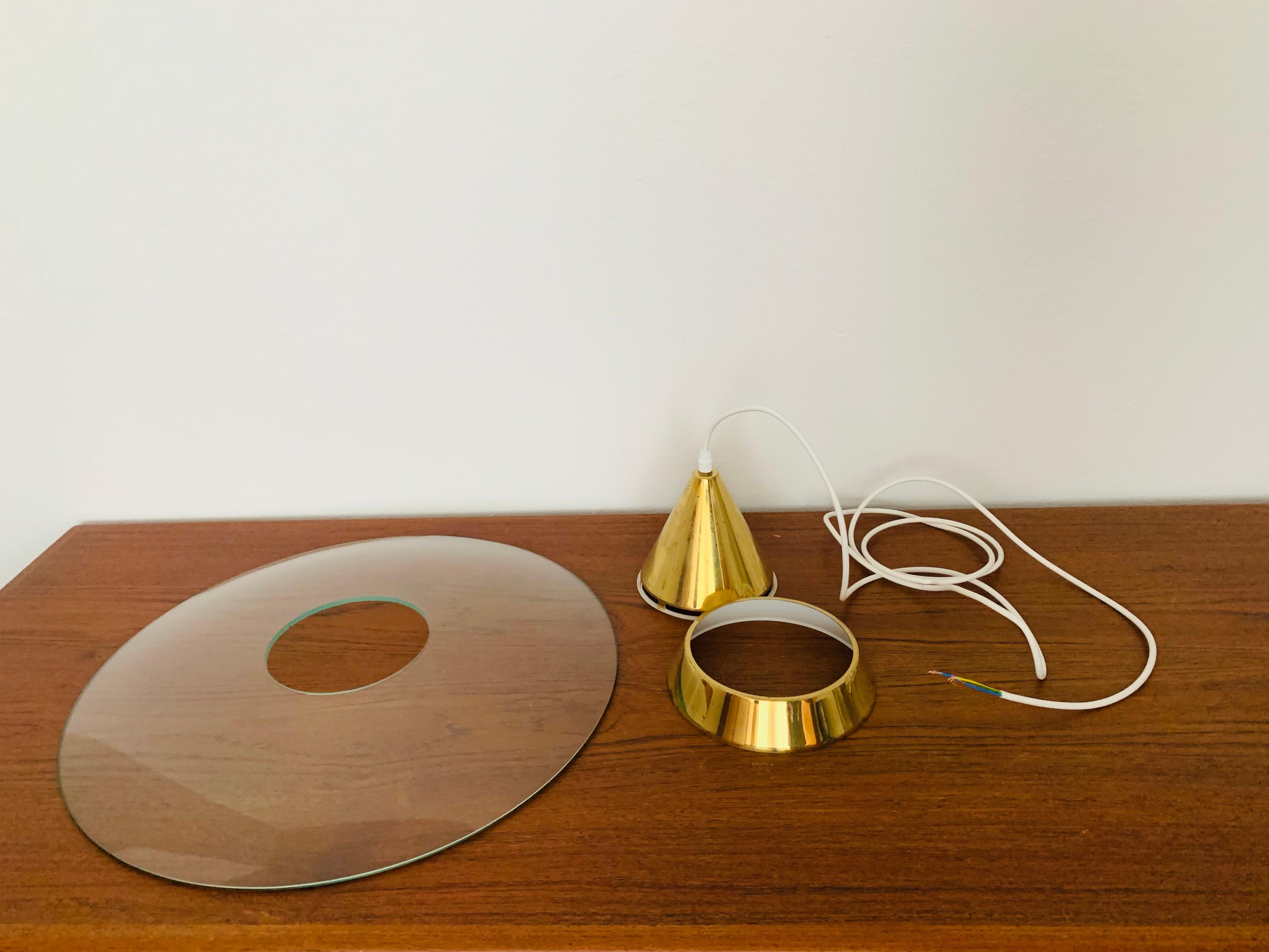 Lampada a sospensione in ottone in vendita 6