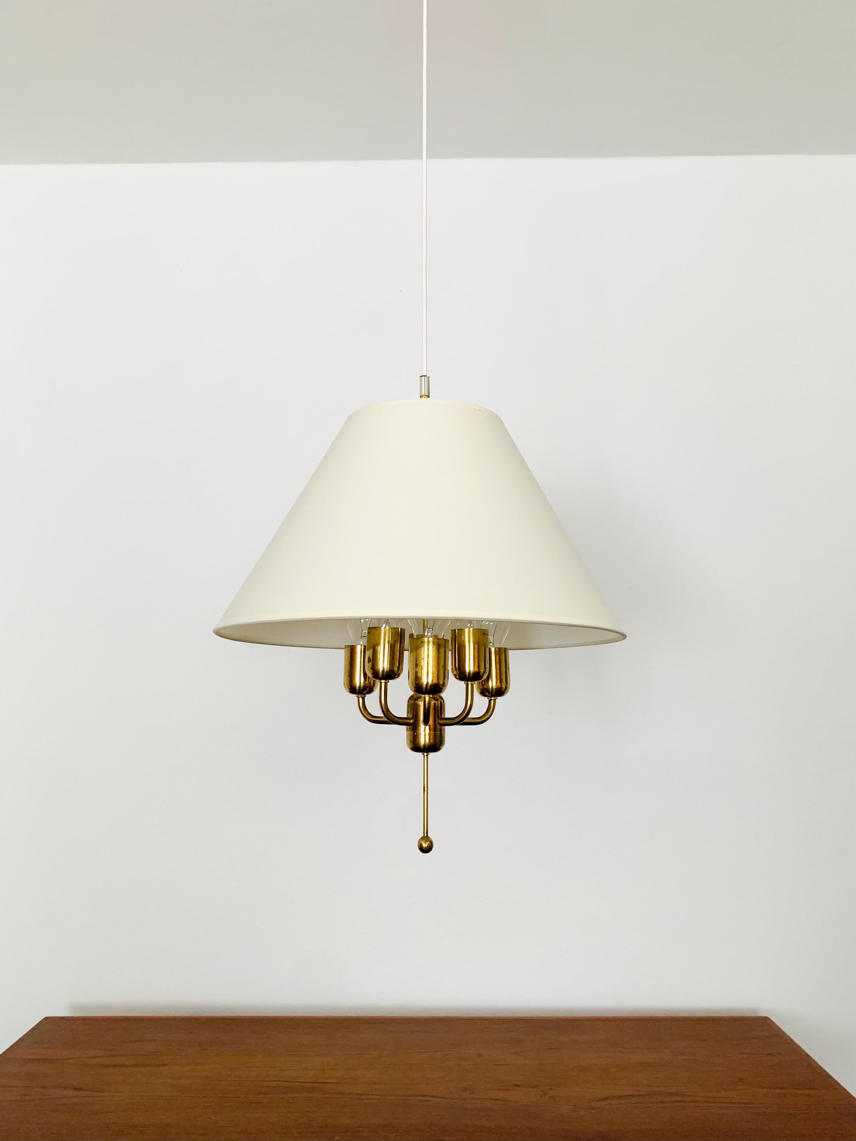 Swedish Brass Pendant Lamp For Sale