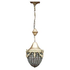 Brass Pendant Lamp, Western Europe, circa 1950