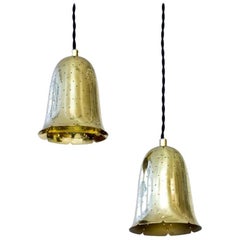 Brass Pendant Lamps by Boréns, Sweden, 1960s, Set of Two