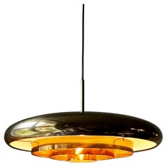 Brass Pendant Light by Bergboms of Sweden