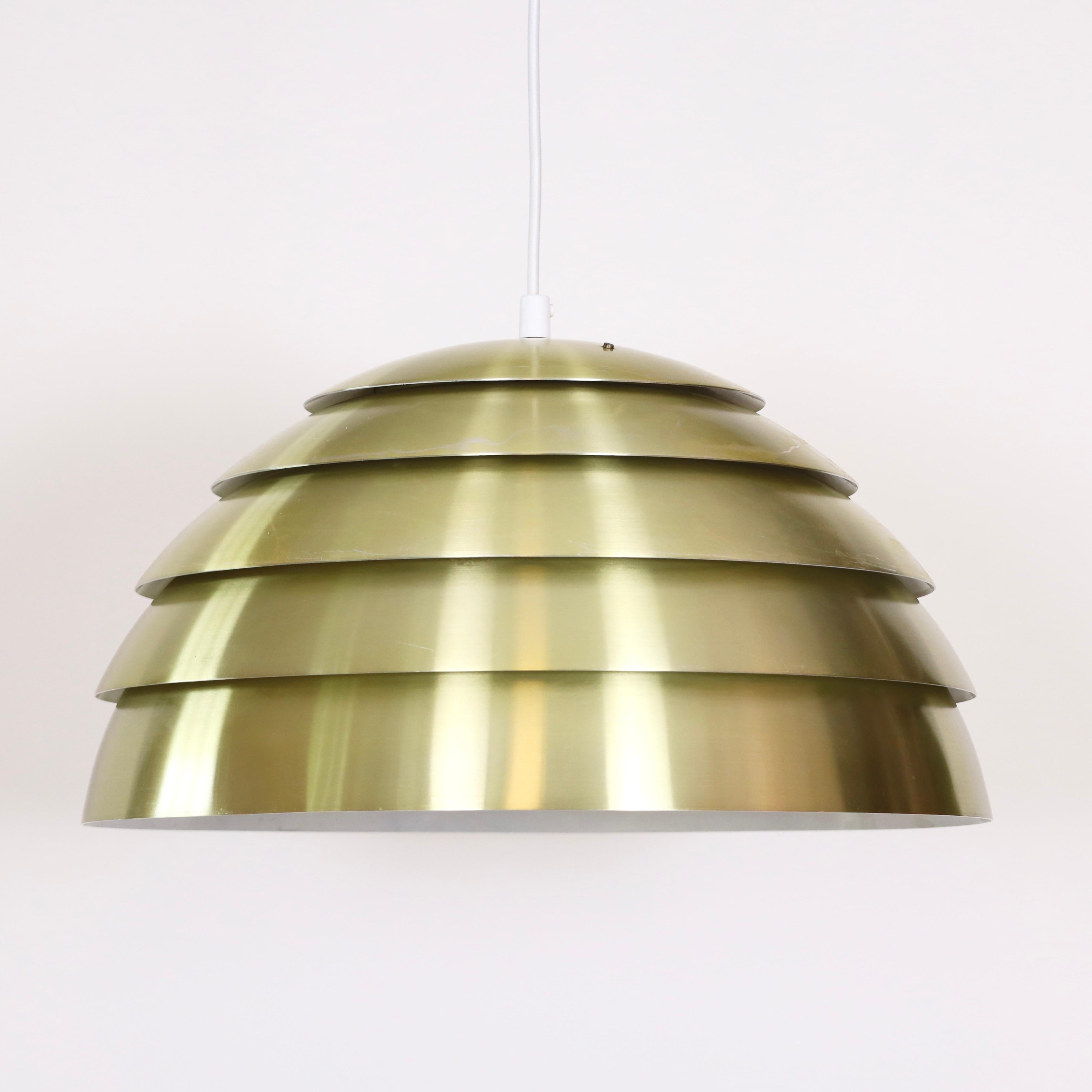 Lampada a sospensione in ottone di Hans-Agne Jakobsson, anni '70, Svezia in vendita 8