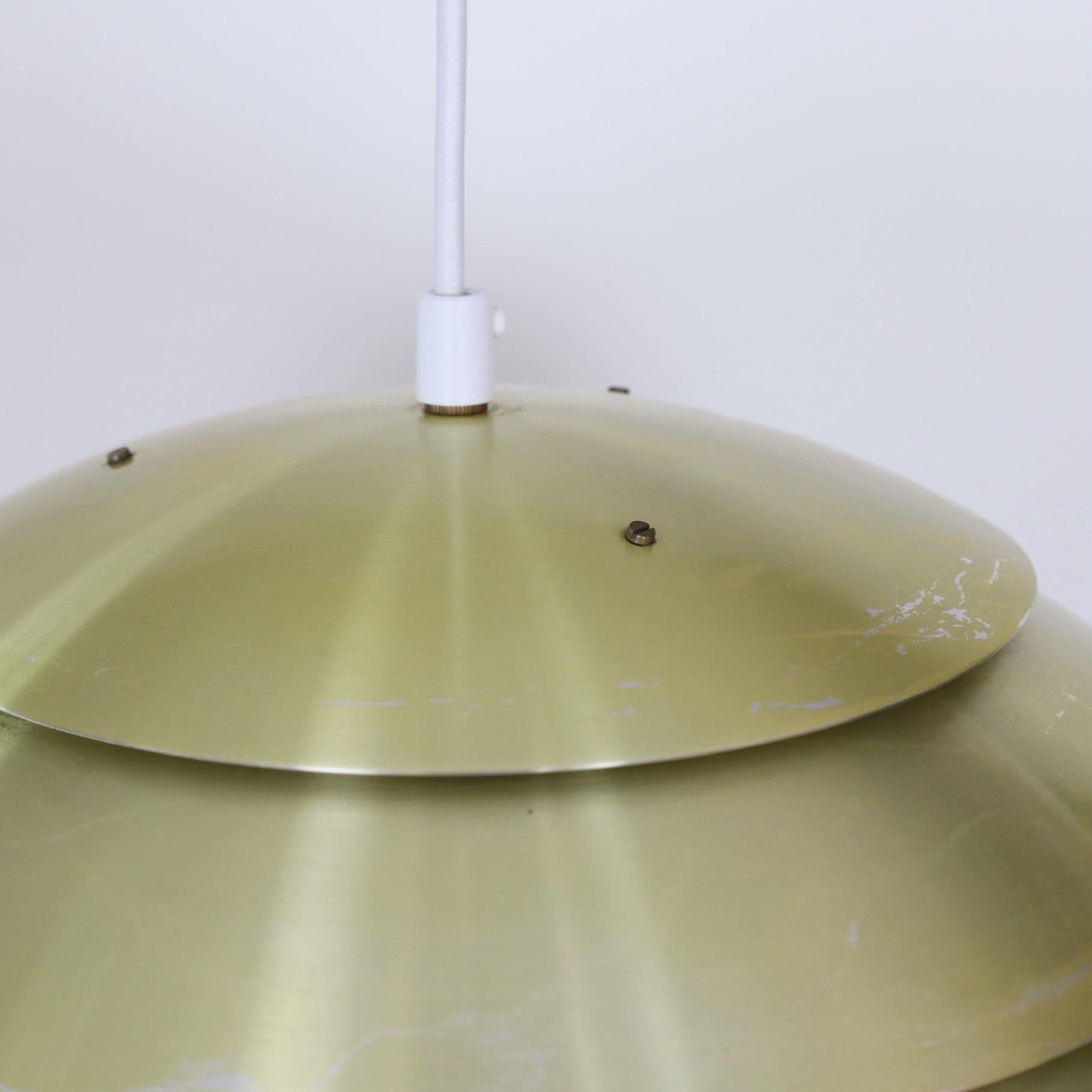 Lampada a sospensione in ottone di Hans-Agne Jakobsson, anni '70, Svezia in vendita 2