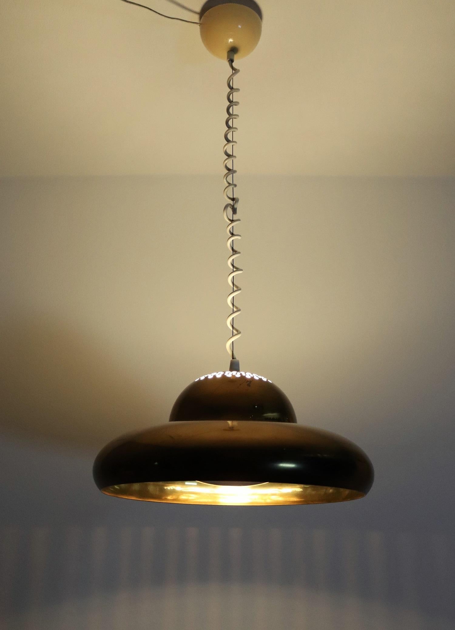 Mid-20th Century Brass Pendant Light Fior di Loto by Afra and Tobia Scarpa for Flos, 1960s