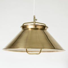Brass Pendant Light "JH-1" by Hans J. Wegner