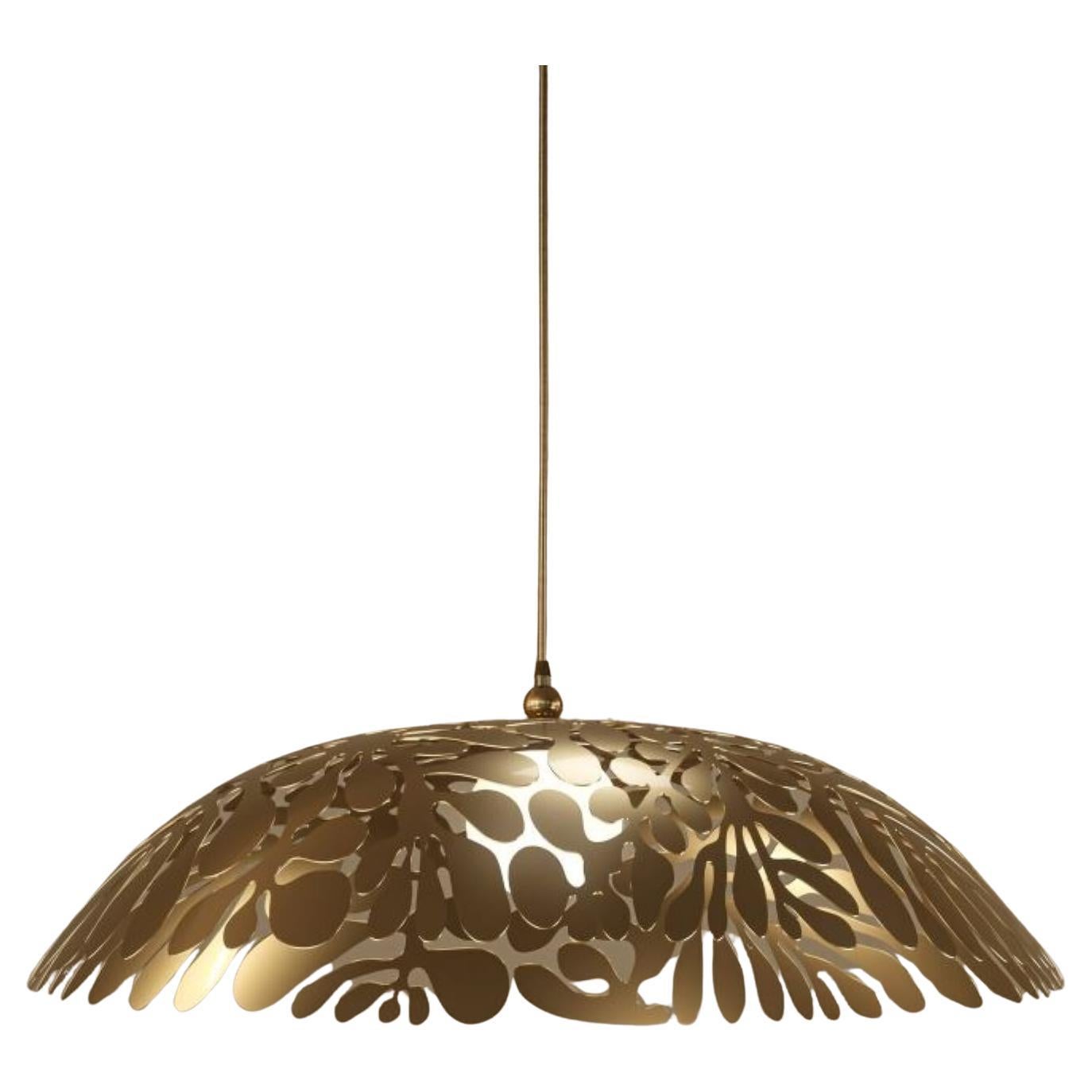 Suspension en laiton au design organique - Gaetano Flower Ø 40 cm