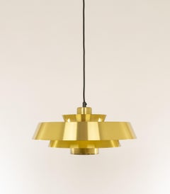 Brass pendant Nova by Jo Hammerborg for Fog & Mørup
