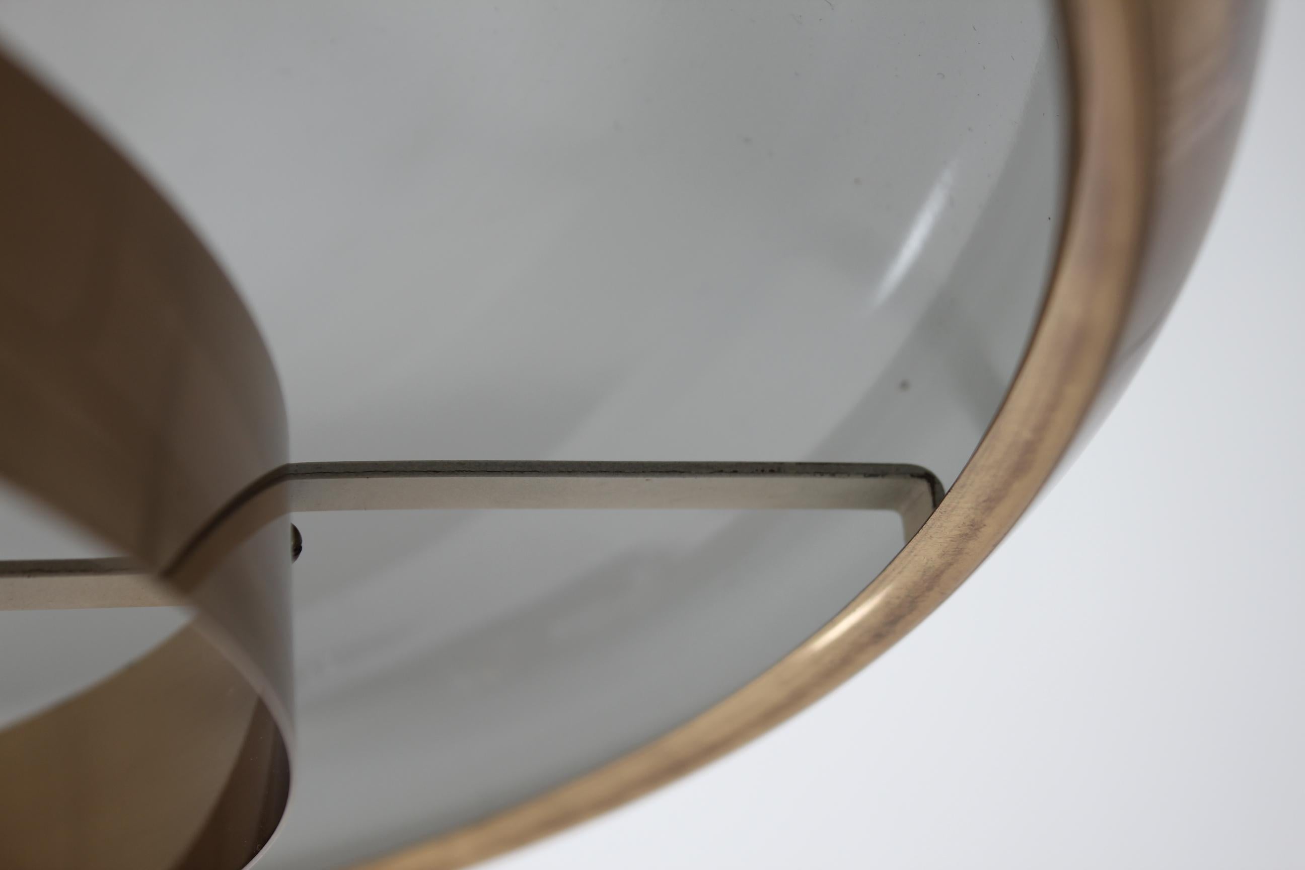 Metal Brass Pendant T-5 by Alf Svensson & Yngvar Sandström for Bergboms, Sweden 1960s