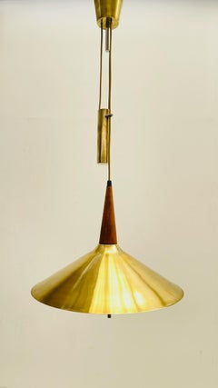 Brass Pendant with counterweight by Th. Valentiner