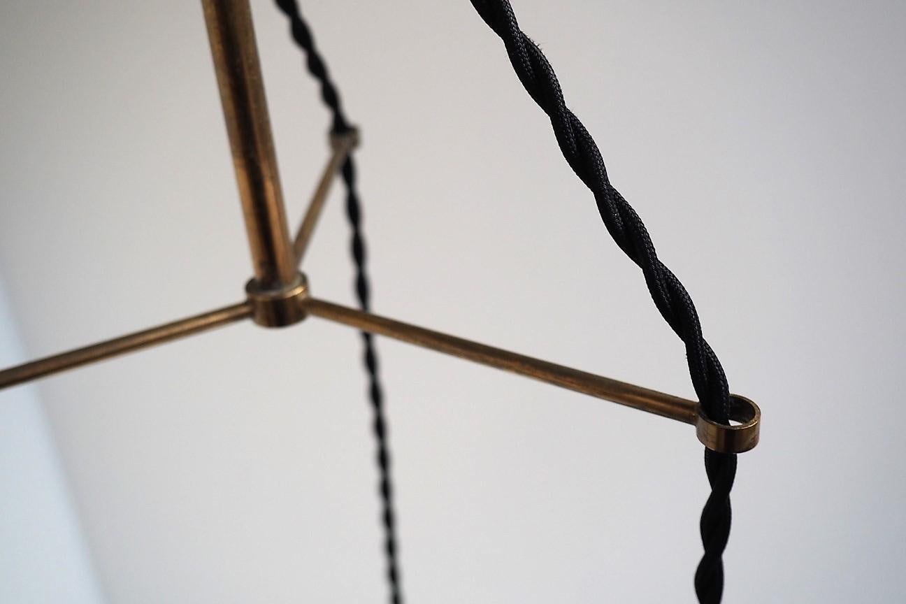 Brass Pendants in Paavo Tynell Style, Scandinavian Design from the 1950s 2