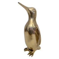 Penguin-Skulptur aus Messing