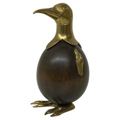 Brass Penguin Sculpture
