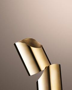 Portavelas Percha de latón by Tête Studio