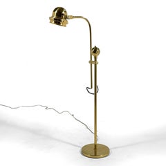 Lampada da terra regolabile "Brass Pharmacy"