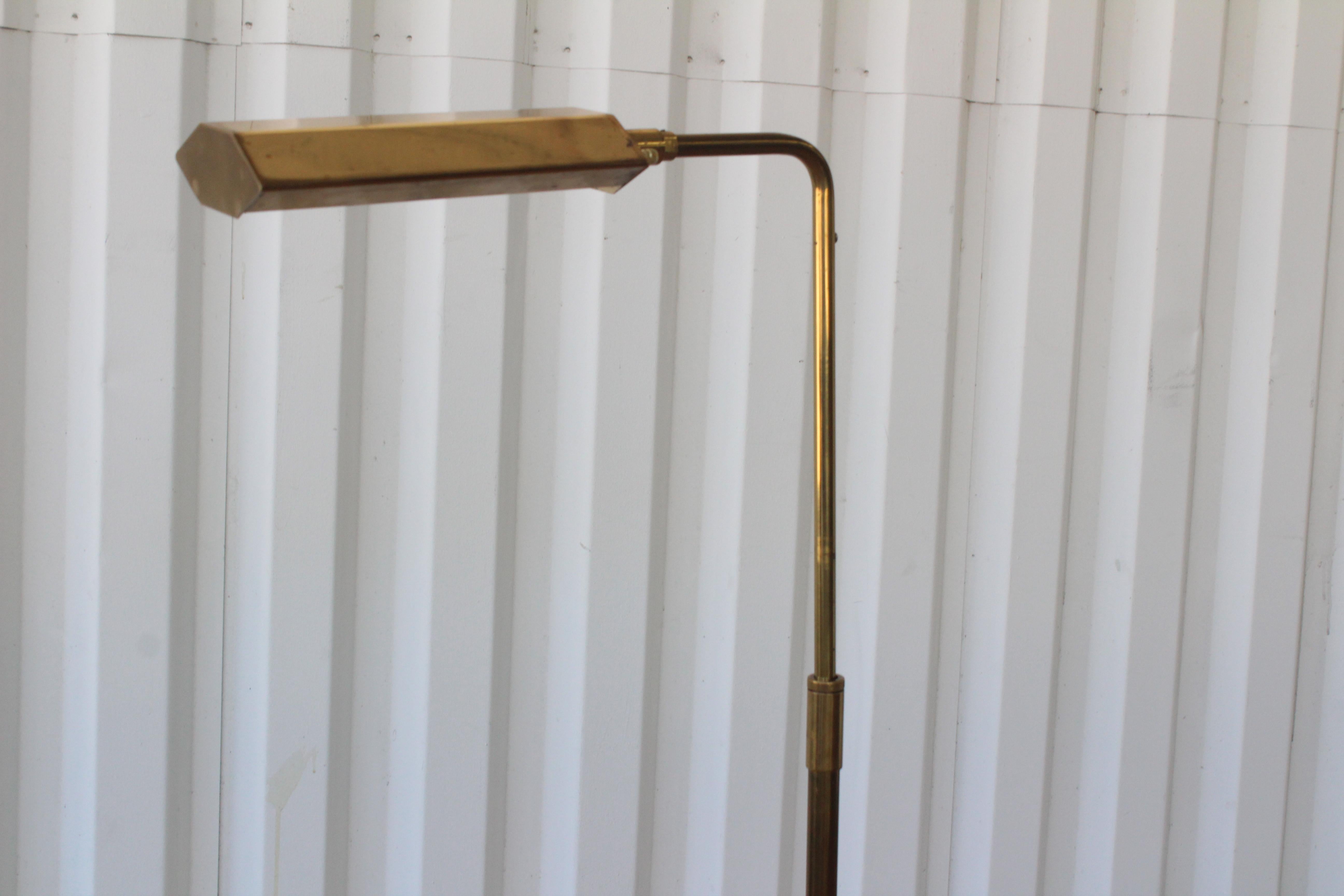 American Brass Pharmacy Lamp by Koch & Lowy, 1970s