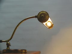 Brass Piano Lamp by Pfäffle, West Germany, 1970s
