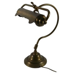 Brass Piano Lamp from France, Art Nouveau