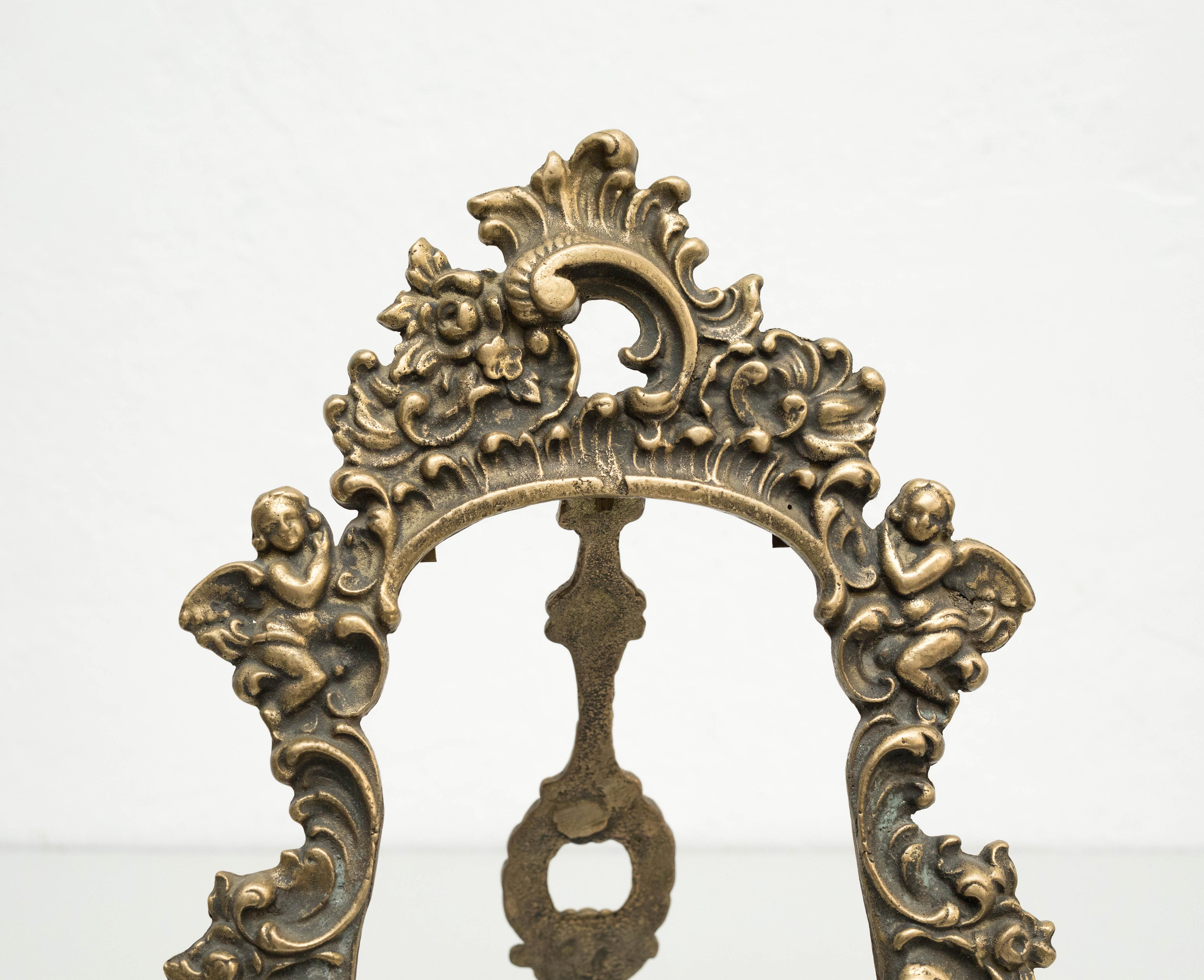 Mid-20th Century Brass Picture Frame, circa 1930  For Sale