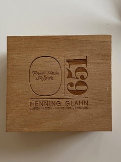 Brass Piet Hein Super Egg by Henning Glahn / Danks Design in original Box
