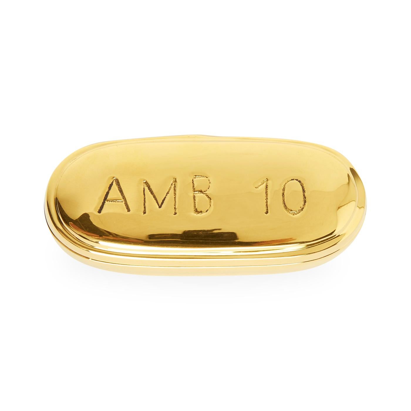 xanax brass pill box