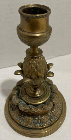 Brass Pineapple Candlestick
