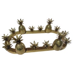 Bougeoir ananas en laiton