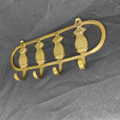 Brass Pineapple Key Holder