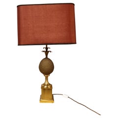 Brass Pineapple Table Lamp, 1970s