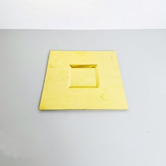 Brass Plate by Carlo Scarpa for Cleto Munari, Forme Contemporanee GFT, 1970s