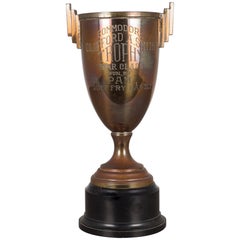 Brass Plated Trophy Cup San Frnacisco Yacht Club c. 1930s