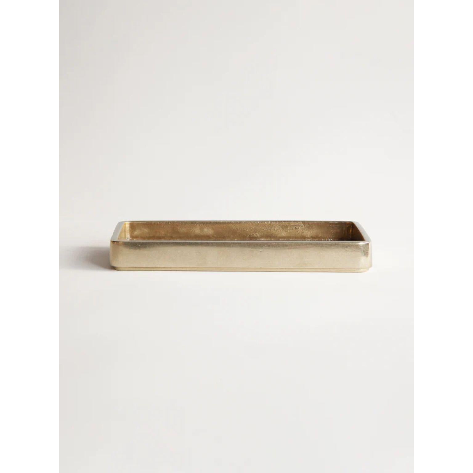 Modern Brass Plato Table Tray by Stem Design For Sale
