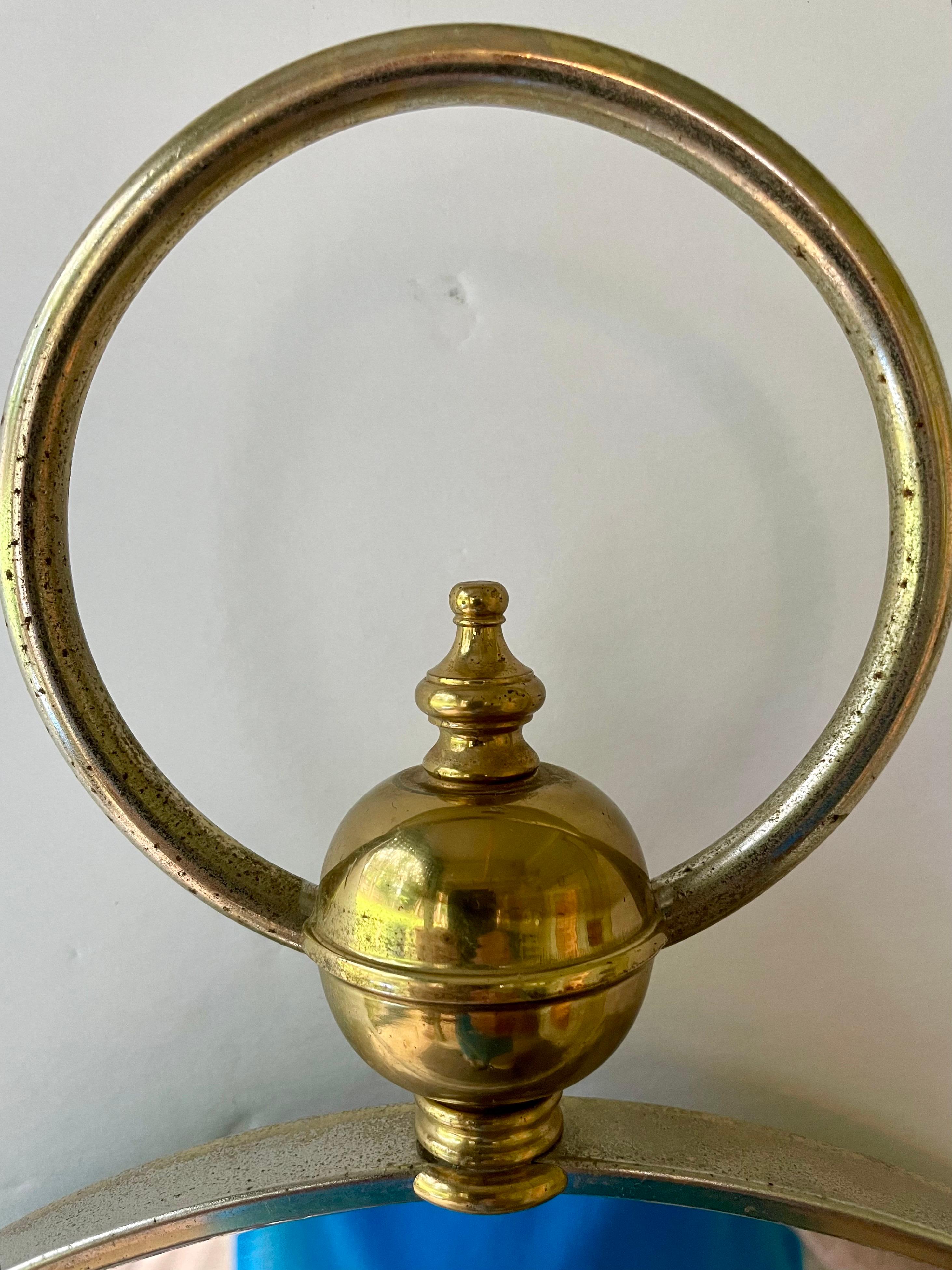 Espejo de latón para reloj de bolsillo en Bueno estado para la venta en New York, NY