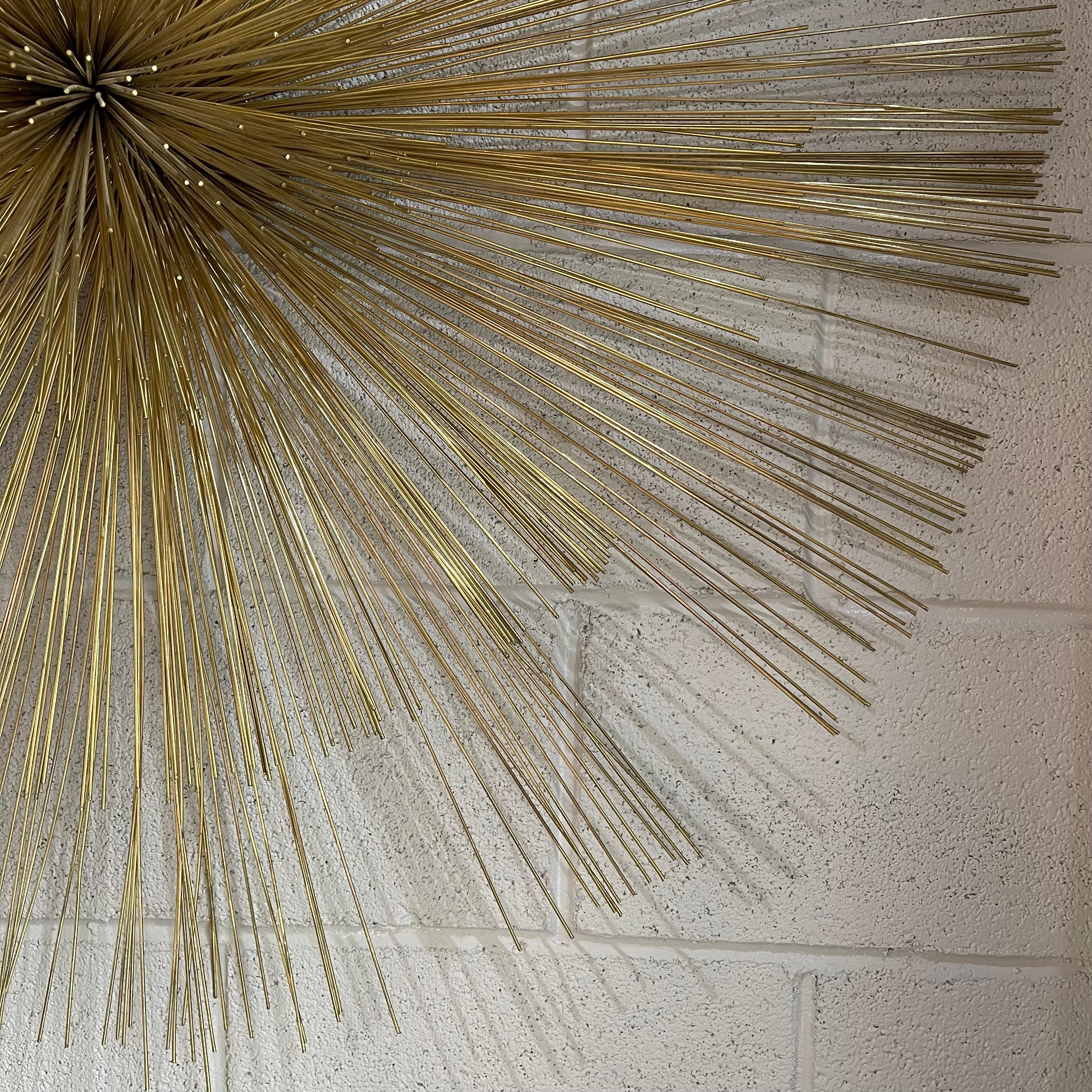 Brass Pom Pom Wall Sculpture by Curtis Jere 4