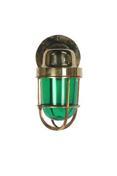 Brass Port and Starboard Navigational Lights, 1970s