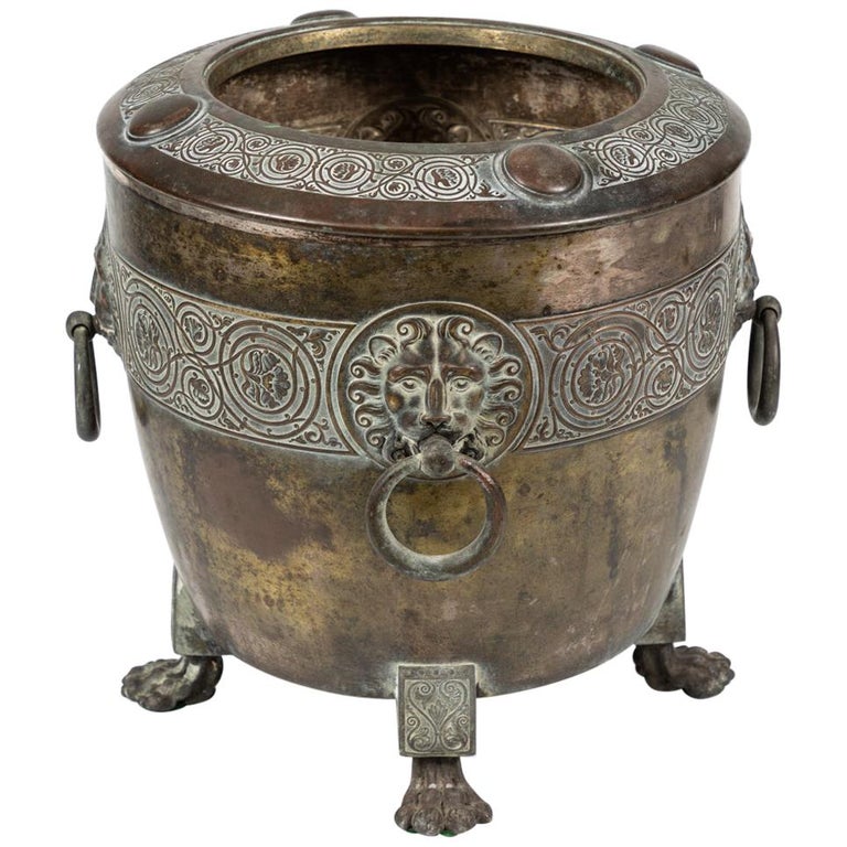 Brass Pot at 1stdibs