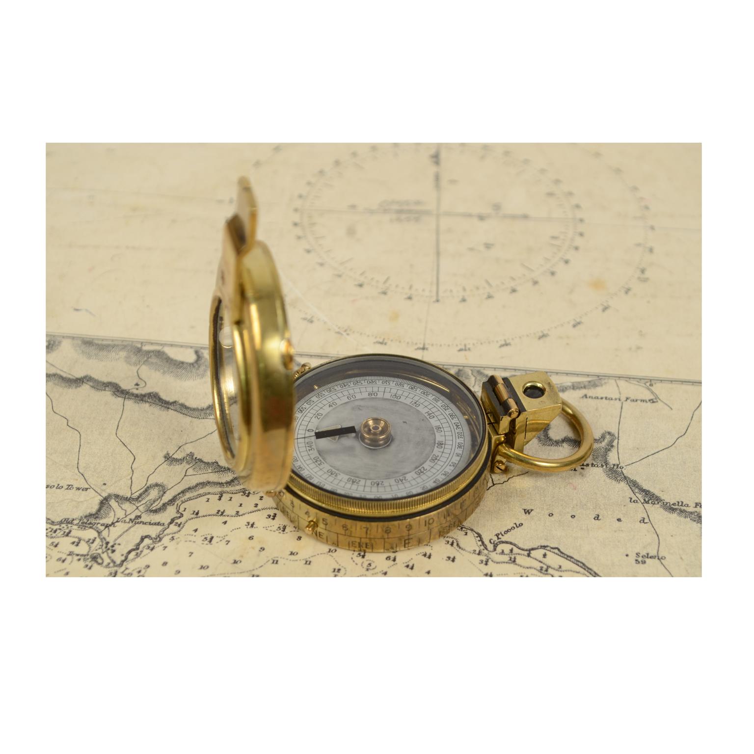 Brass Prismatic Bearing Compass, 1918 6