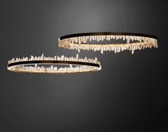 Brass & Quartz Crystal Light Sculpture, Prometheus II 600 by Christopher Boots