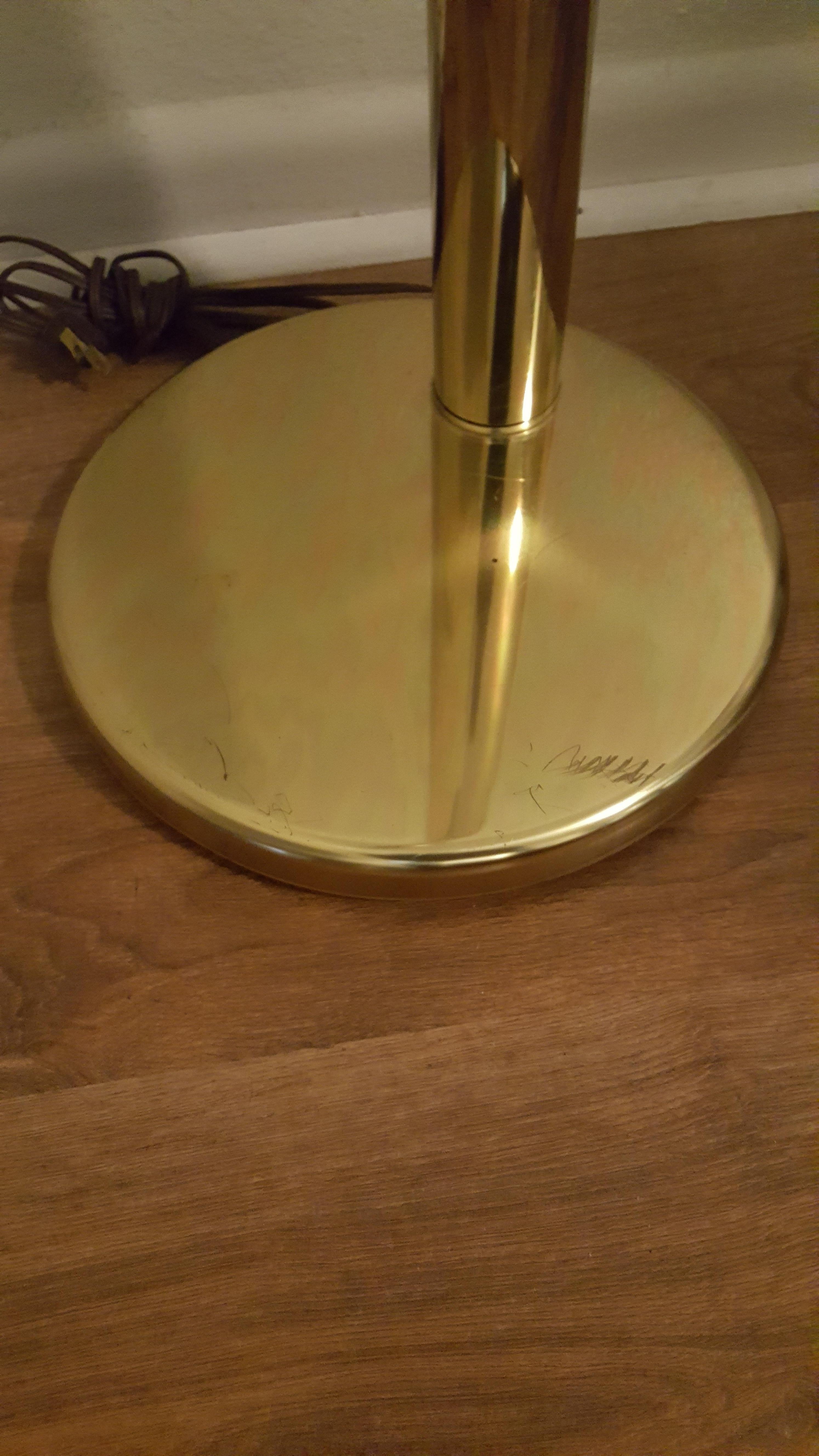 Brass Rainbow Floor Lamp For Sale 2