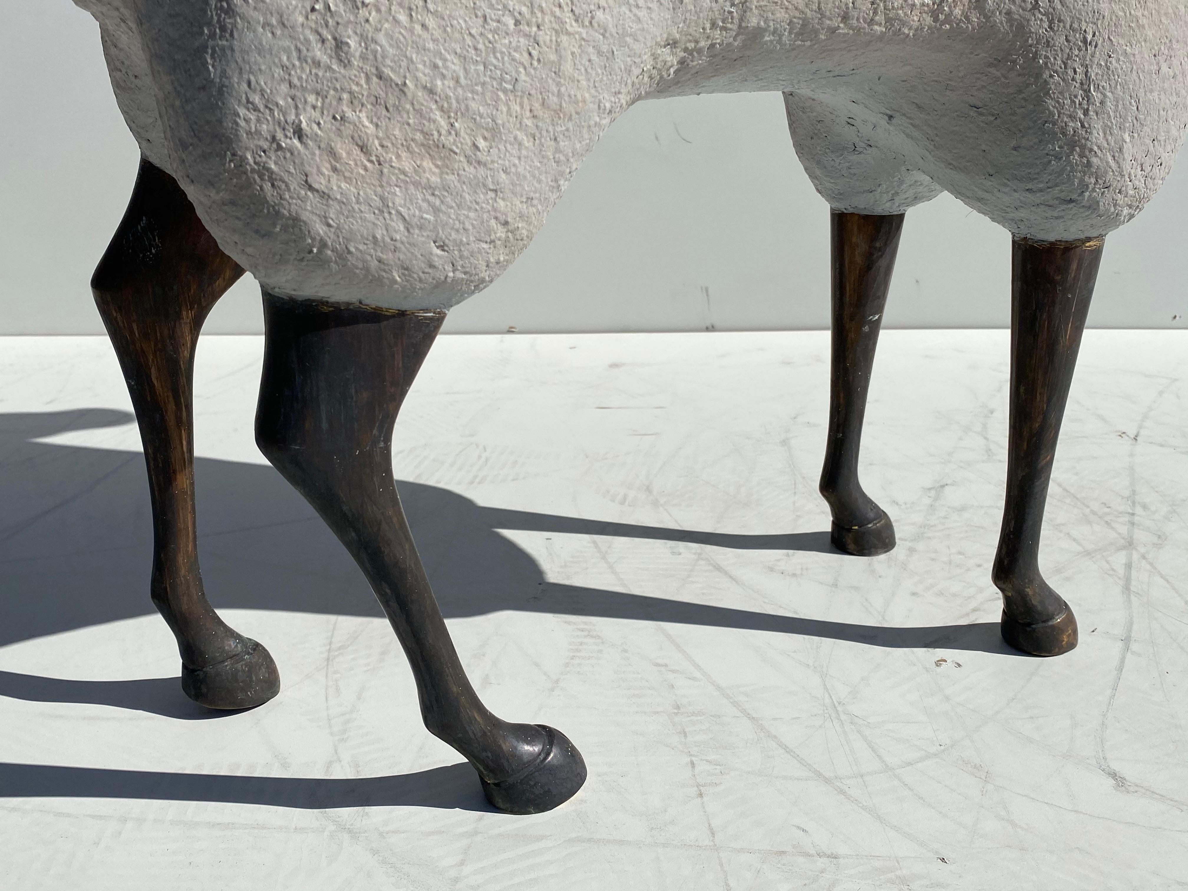 Brass Ram / Sheep Sculpture 8