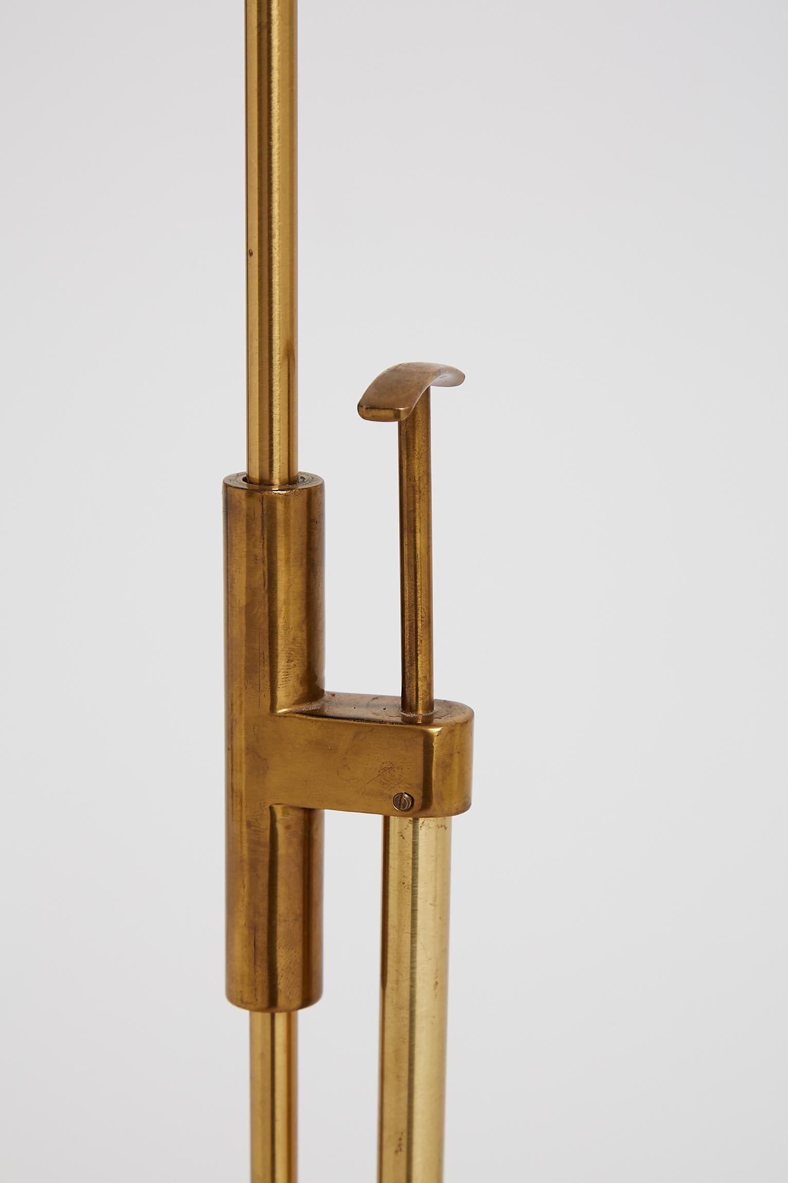 Brass Reading Floor Lamp by Falkenbergs Belysning 3