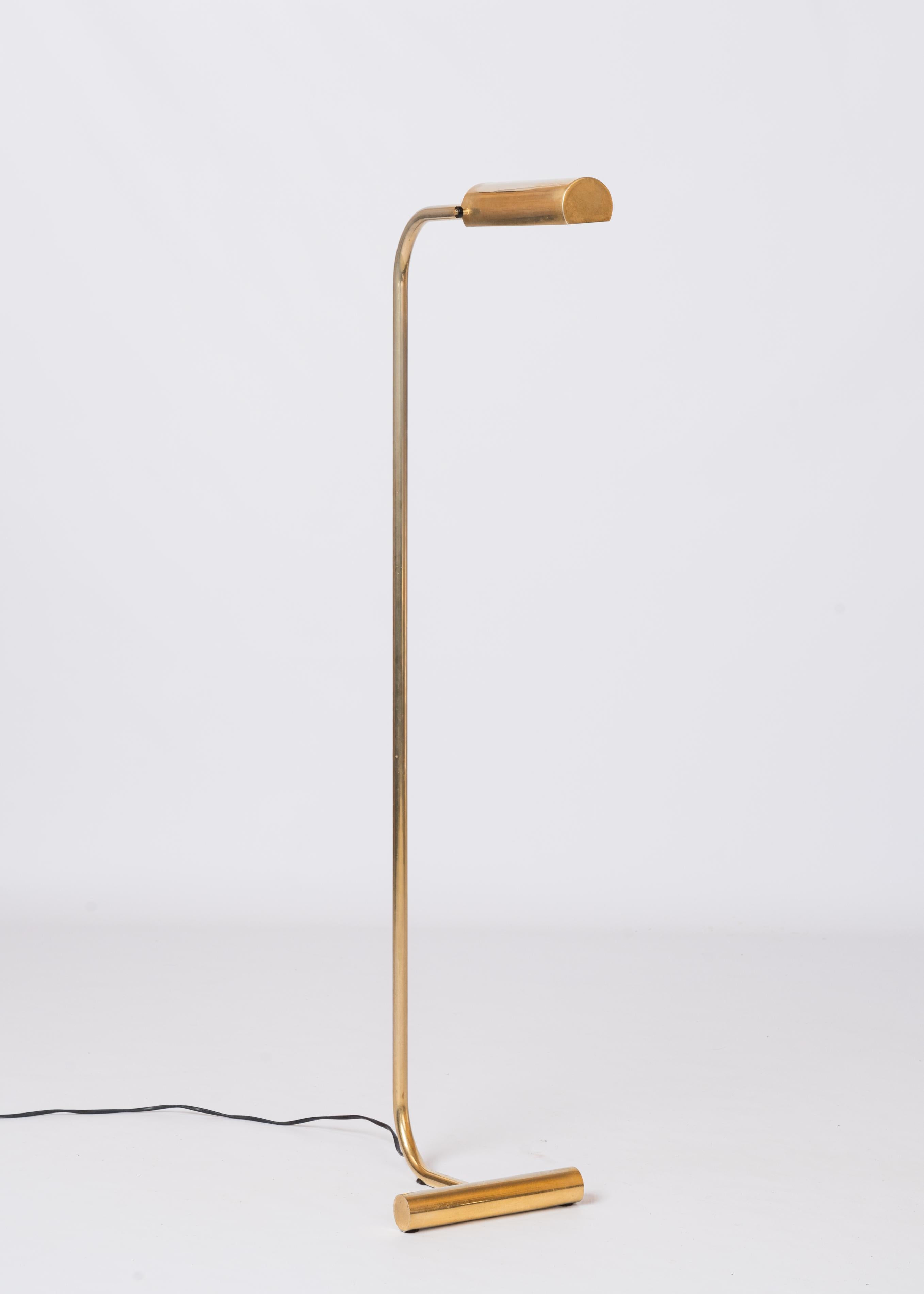 Modern Brass Reading Lamp by Manufactor for Christian Liaigre - France 1980's